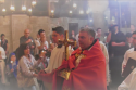 The inventio of the Cross at the church of the holy sepulchre