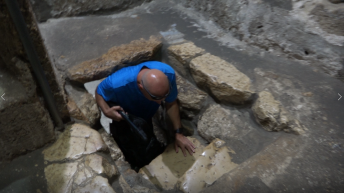 The Tomb of Lazarus at Mount of Olives