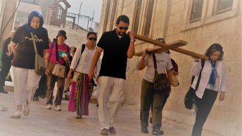 The Via Dolorosa - the 14 stations of the Cross