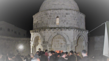 The Ascension of Jesus at Mount of Olives